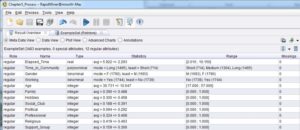 RapidMiner - Reguli de asociere în mineritul datelor