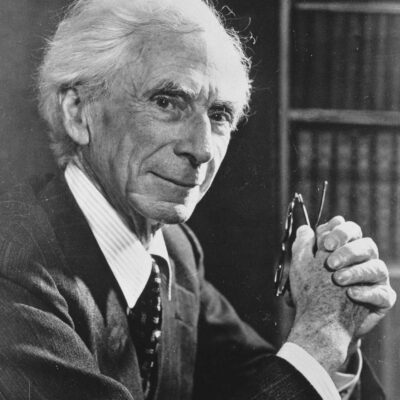 Bertrand Russell in 1957
