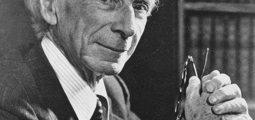 Bertrand Russell in 1957