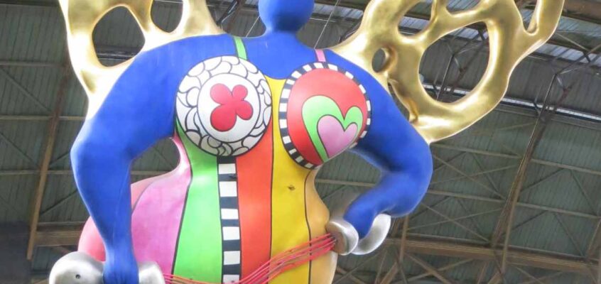 A work by Niki Saint Phalle.