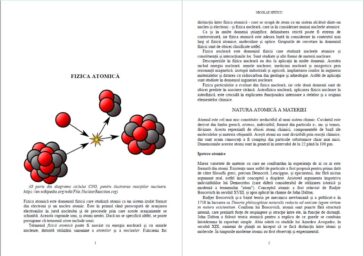 Carte - Text - Fizica atomică