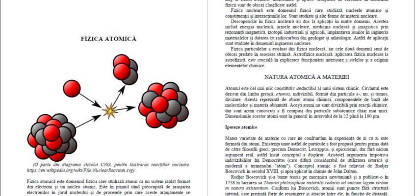 Carte - Text - Fizica atomică