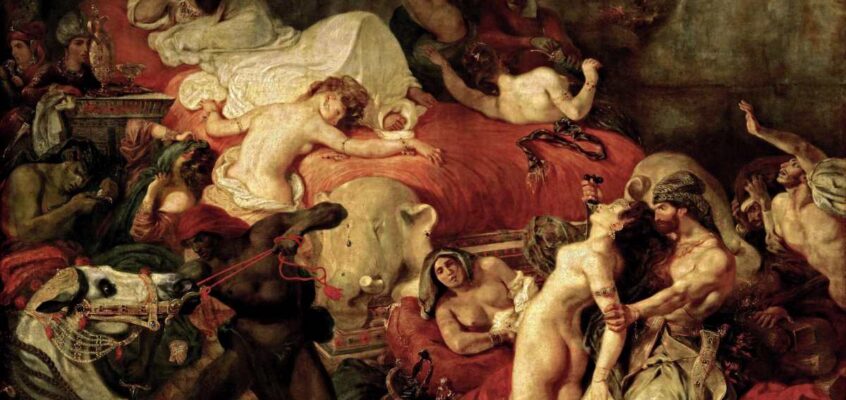 Moartea lui Sardanapalus, de Eugène Delacroix