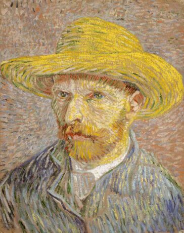 Vincent van Gogh, Autoportret cu pălărie de paie