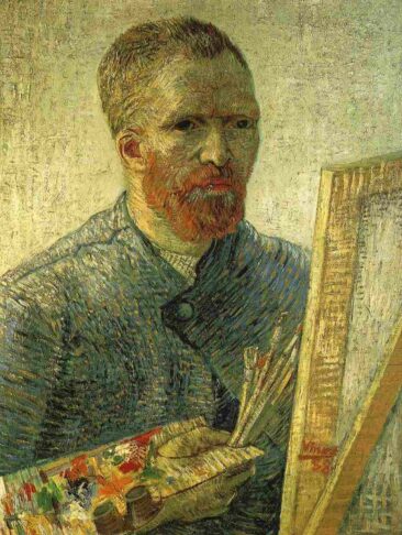 Vincent van Gogh, Autoportret ca pictor, 1888