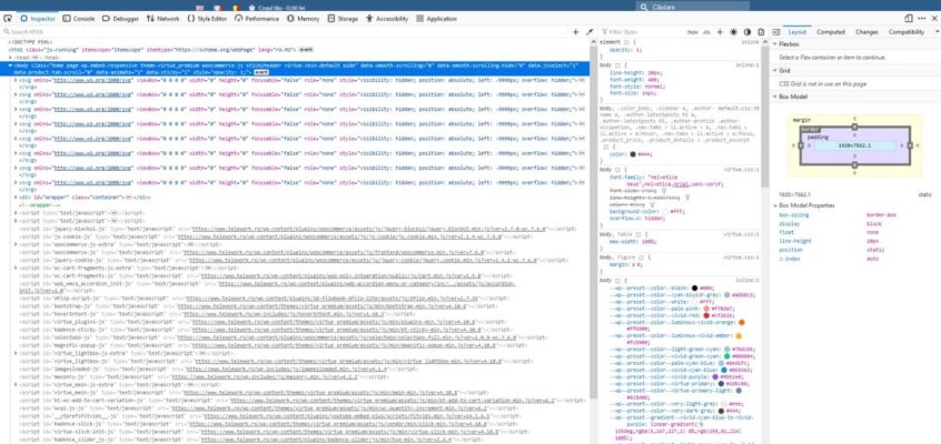 Bara de instrumente Webdev (Firefox)