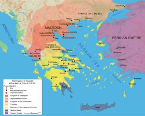 Hegemonia Ligii Corintului: Regatul Macedoniei