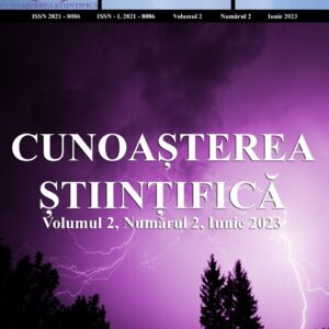 Cunoașterea Științifică, Volumul 2, Numărul 2, Iunie 2023