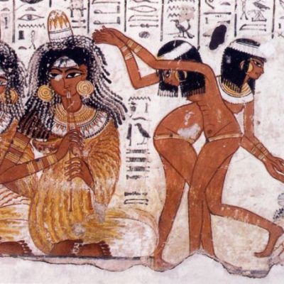 Fresco dansatori și muzicieni, mormântul Nebamun