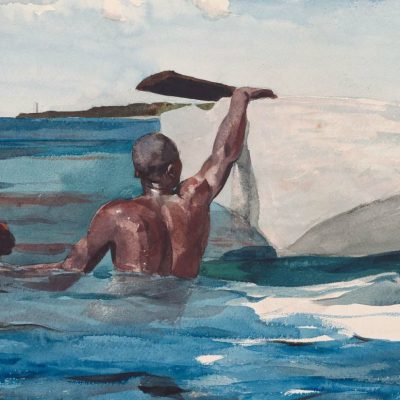 Scufundatorul pentru burete. Artist: Winslow Homer