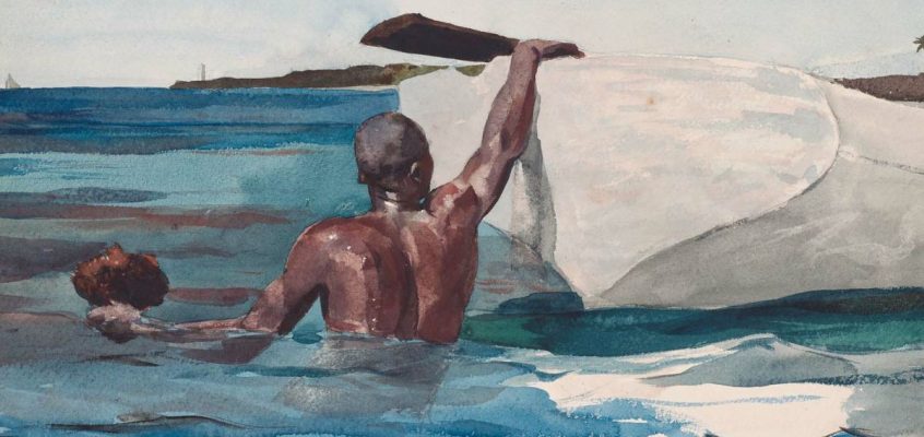 Scufundatorul pentru burete. Artist: Winslow Homer