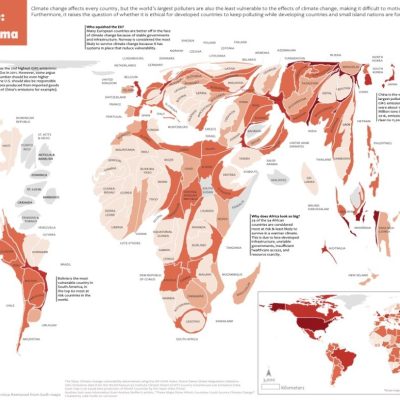 O vizualizare pe țară a impactului schimbărilor climatice