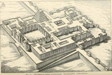 Modelul Palatului Sargon din Khosrabad