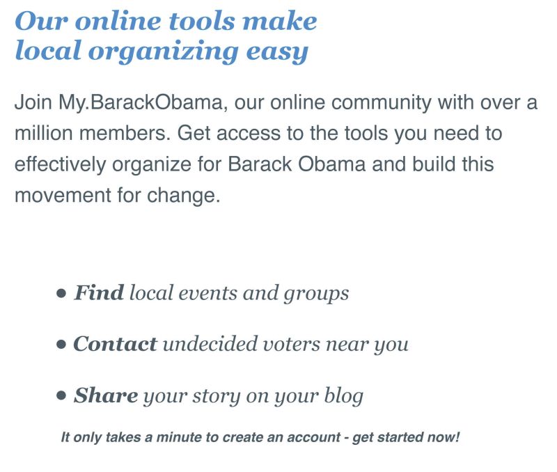 Imagine de la My.BarackObama