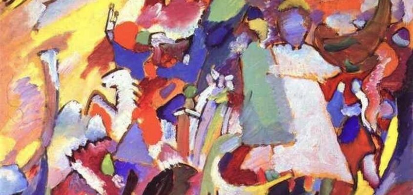 Îngerul Judecății de Apoi. Artist: Wassily Kandinsky