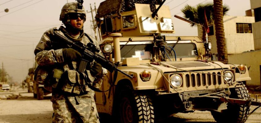 Patrulă în Irak, 2008