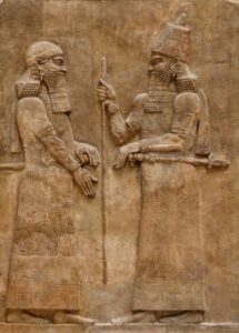 Sargon II și un demnitar