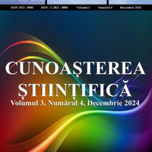 Cunoașterea Științifică, Volumul 3, Numărul 4, Decembrie 2024