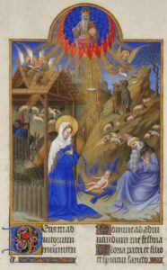 Nașterea Domnului. Artist: Frații Limbourg