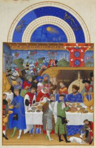 Ianuarie. Artist: Frații Limbourg