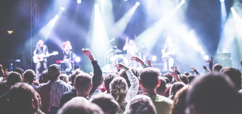 Concert de muzică rock