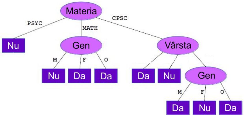 Un arbore decizional