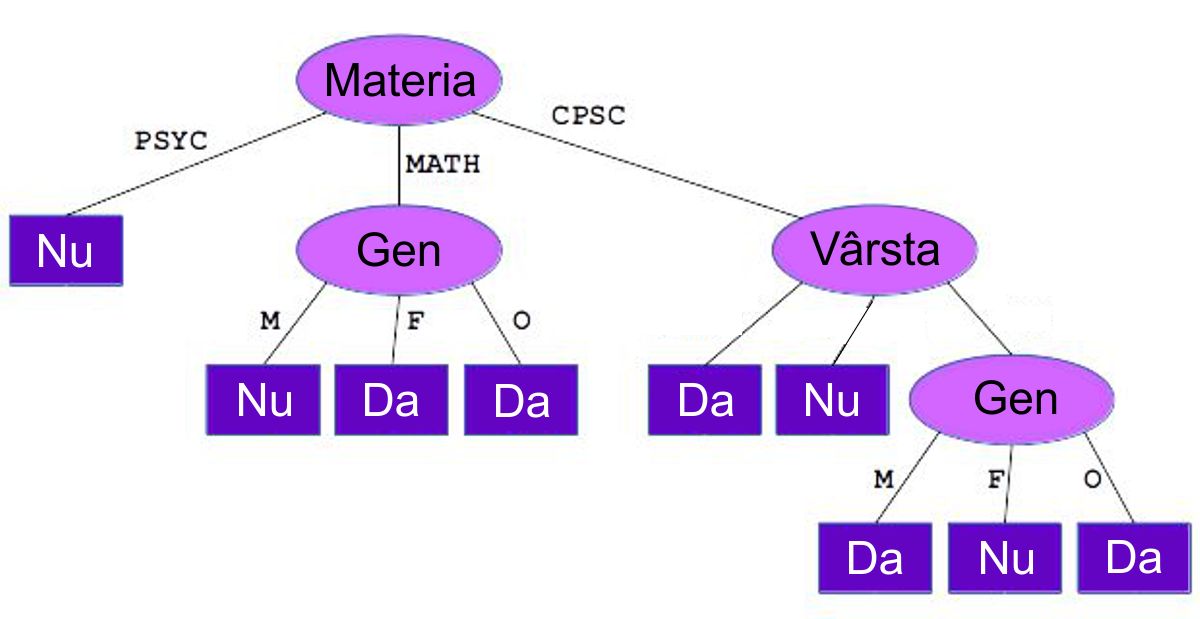 Un arbore decizional