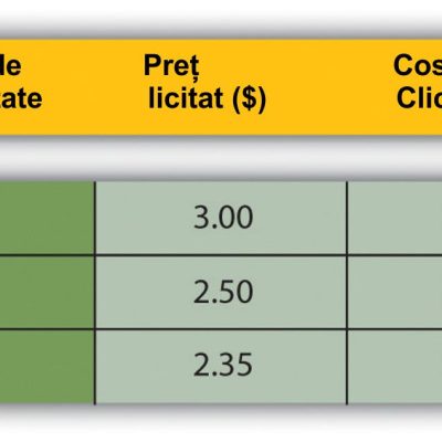 Licitare a agenților de publicitate pentru același cuvânt cheie
