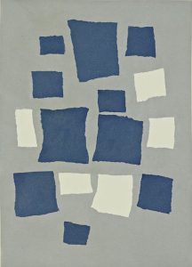 Fără titlu (Colaj cu pătrate aranjate la întâmplare). Artist: Jean Hans Arp