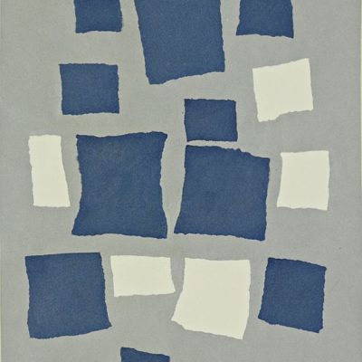 Fără titlu (Colaj cu pătrate aranjate la întâmplare). Artist: Jean Hans Arp