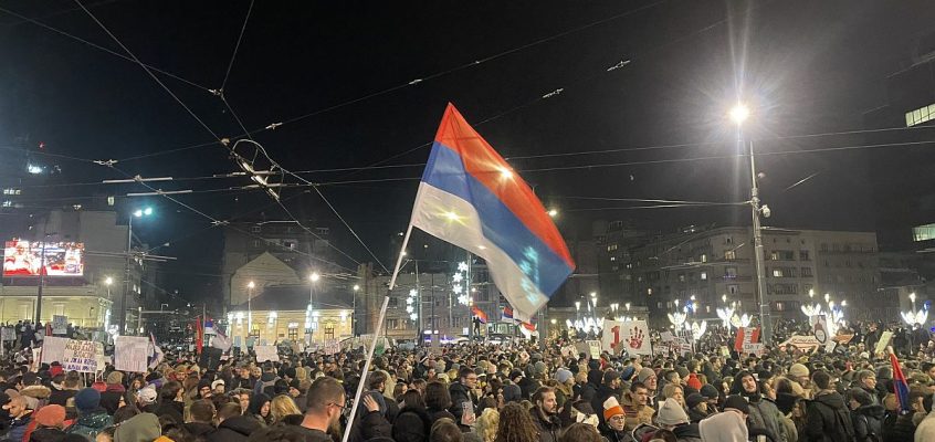 Proteste antiguvernamentale din Serbia