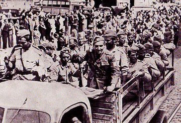 Intrarea în București a diviziei române aliate Tudor Vladimirescu (fondată în 1943), vara anului 1944
