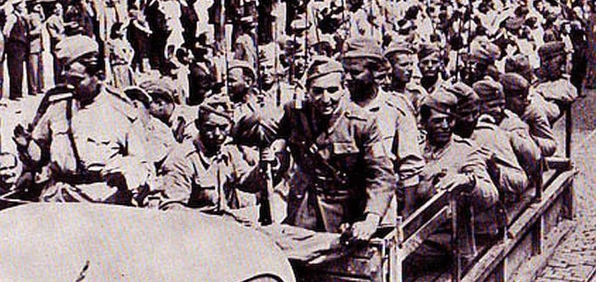 Intrarea în București a diviziei române aliate Tudor Vladimirescu (fondată în 1943), vara anului 1944