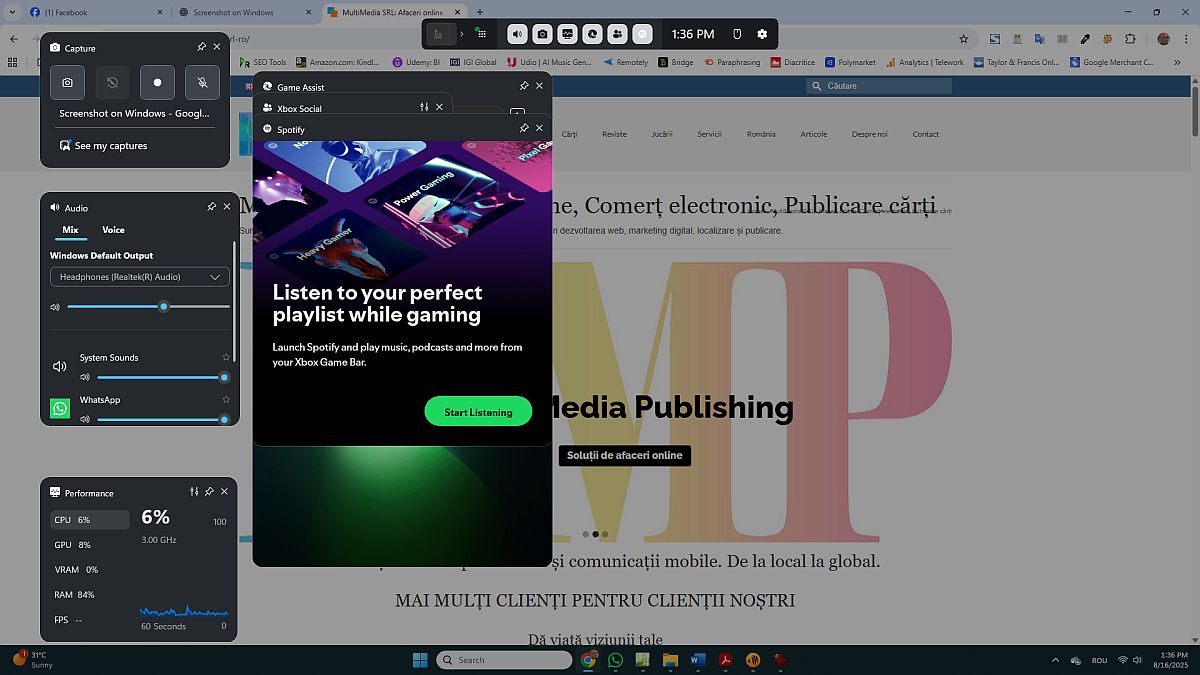 Game Bar (Windows 10 & 11)