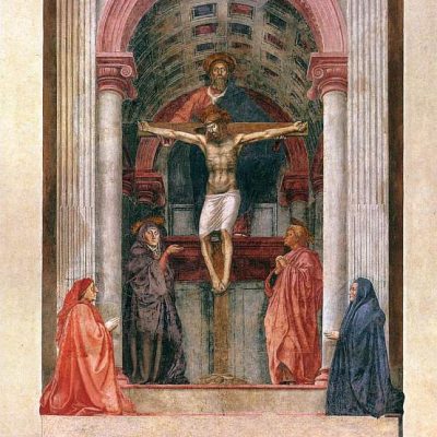Sfânta Treime. Artist: Masaccio