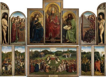 Altarul din Ghent. Artist: Jan van Eyck.