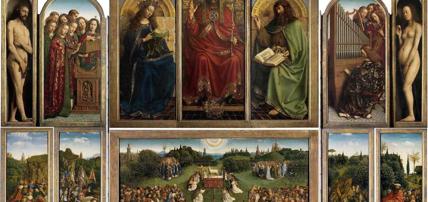 Altarul din Ghent. Artist: Jan van Eyck.