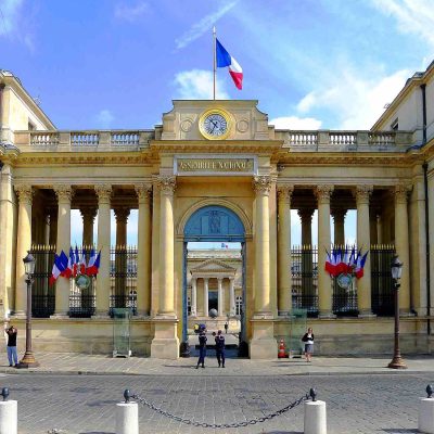 L’Assemblée nationale de France (Palais Bourbon, Paris)