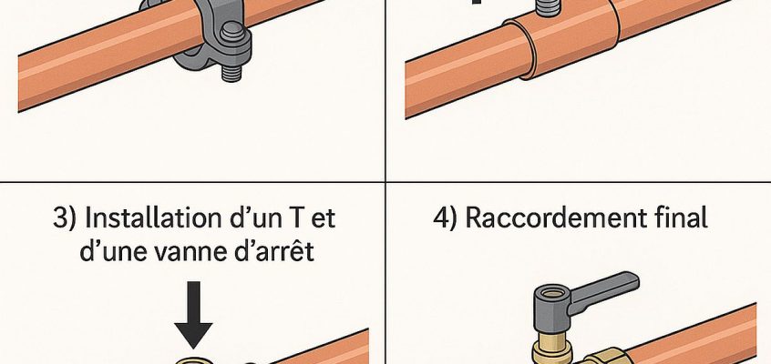 Comment remplacer une robinetterie autoperceuse