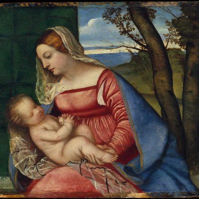 Madona cu Pruncul. Artist: Titian