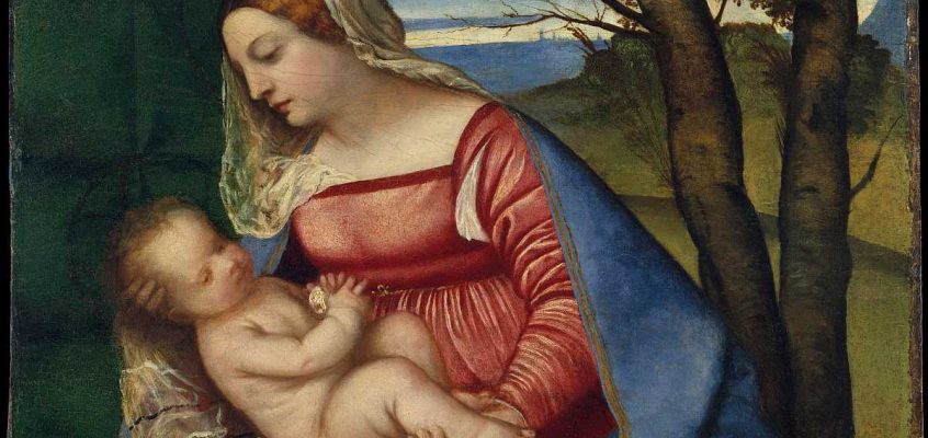 Madona cu Pruncul. Artist: Titian