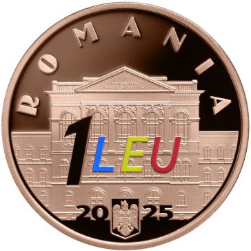 BNR lansează prima monedă colorată din istoria sa, dedicată lui Lucian Blaga