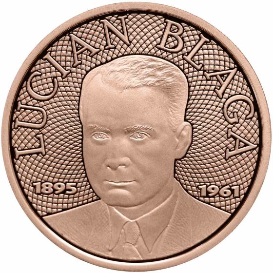 BNR lansează prima monedă colorată din istoria sa, dedicată lui Lucian Blaga