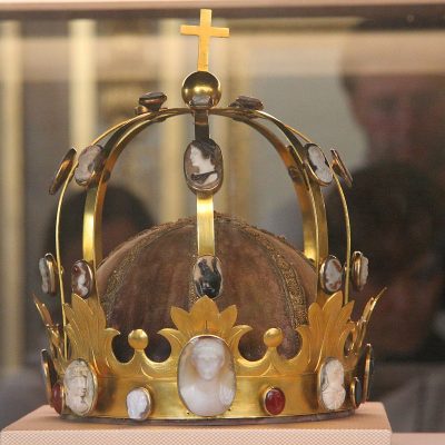 Crown of Napoleon in Louvre Museum in Paris