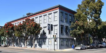 The Pioneer Building in San Francisco's Mission District, housing the offices of Neuralink and OpenAI