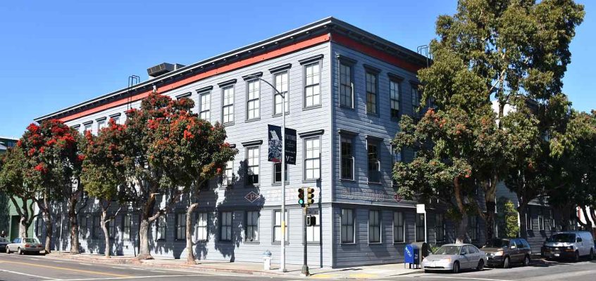 The Pioneer Building in San Francisco's Mission District, housing the offices of Neuralink and OpenAI