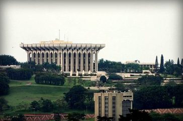 Le palais de l'Unité, présidence de la république du Cameroun
