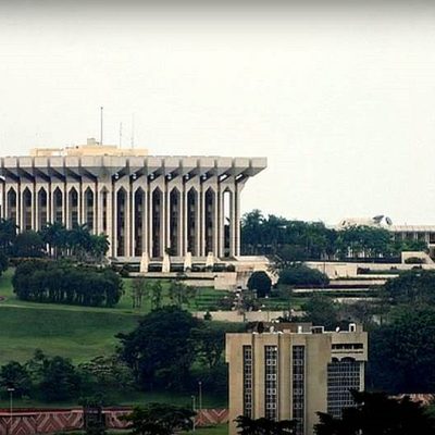 Le palais de l'Unité, présidence de la république du Cameroun