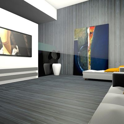 Living room - Grafica 3D