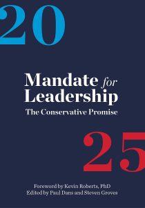 The main Project 2025 document, published April 21, 2023